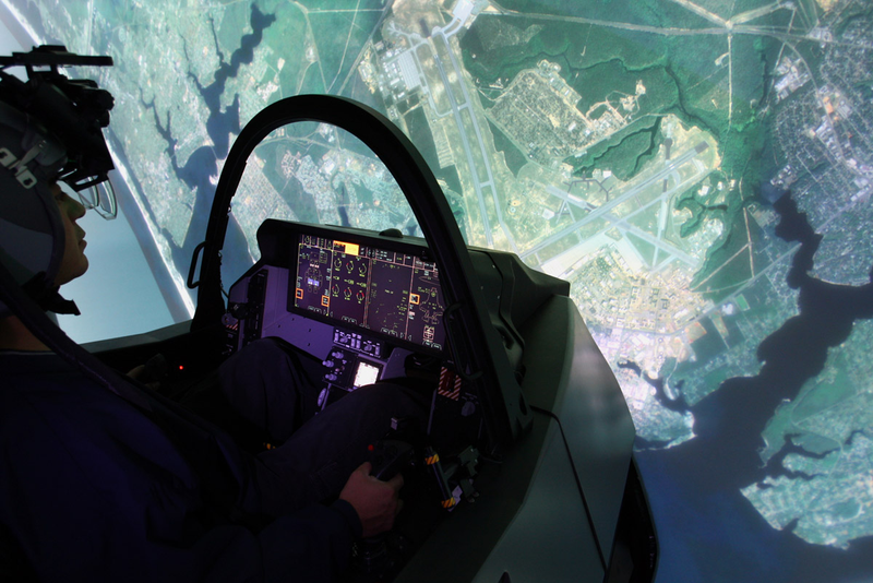Illustration for article titled Cómo funciona el futurista sistema de visión del F-35 en pleno vuelo
